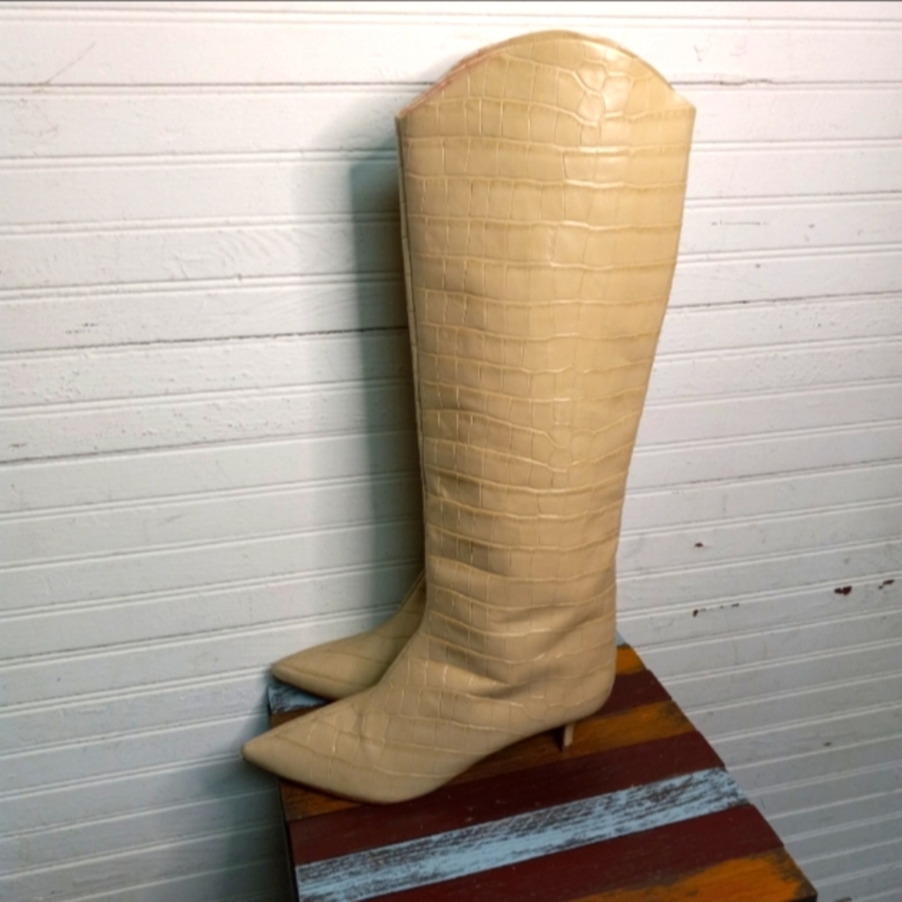 SCHUTZ Maryana Nude Boots